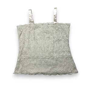 Coldwater Creek ivory Lace Camisole Women's Size Small